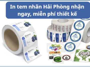 In tem nhãn Hải Phòng nhận ngay, miễn phí thiết kế