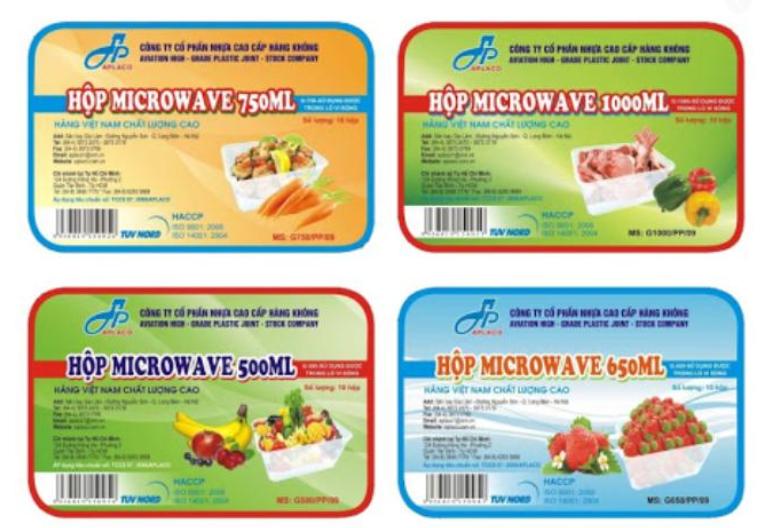 Tem elip trên hộp thực phẩm