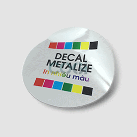 Decal metalize