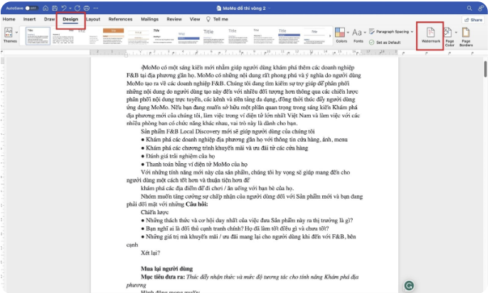 Mở ứng dụng word thực hiện 