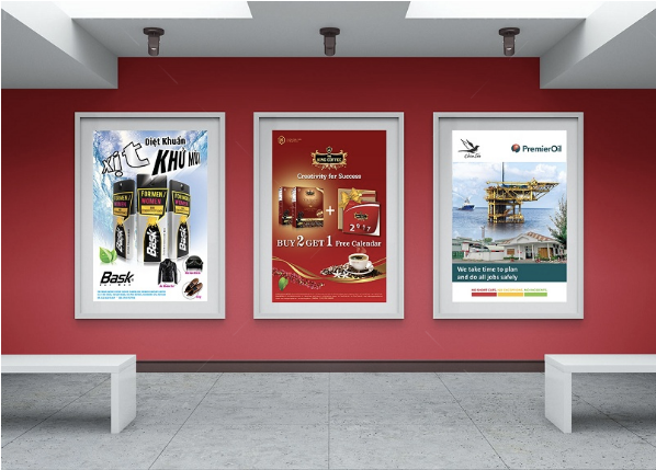 Poster với banner