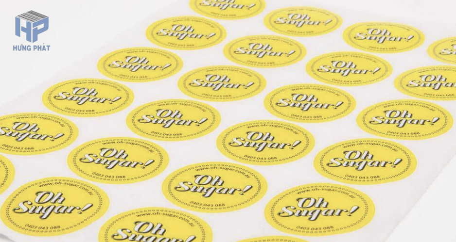 tem decal giấy
