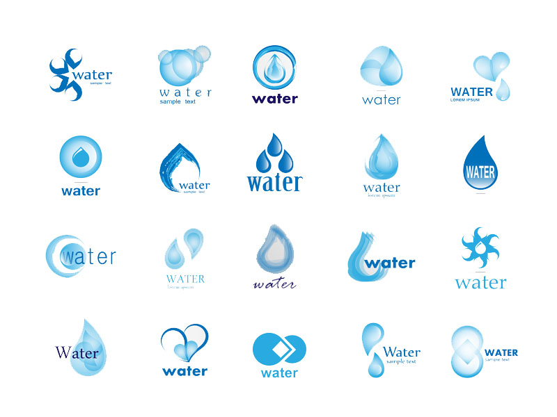 Logo spa giọt nước