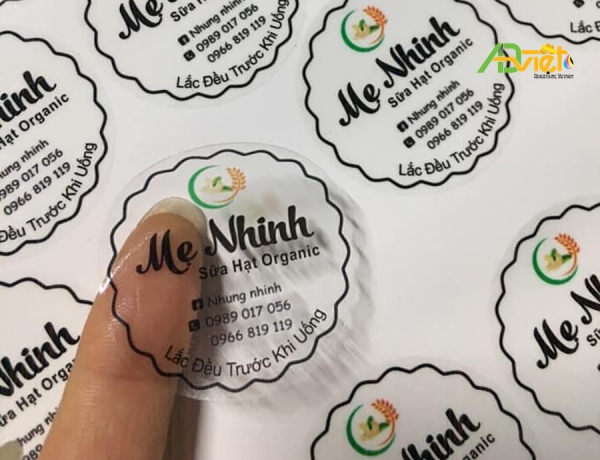 Mẫu in tem nhãn phổ biến