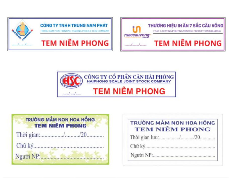Im tem vỡ niêm phong