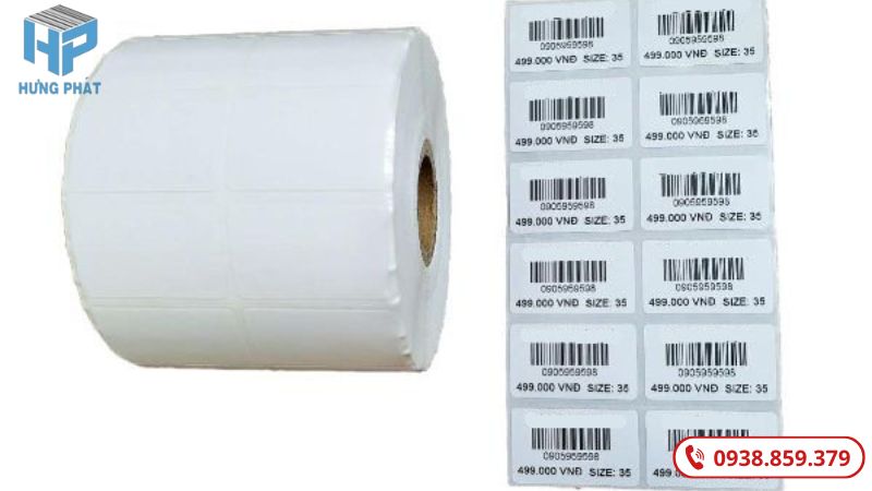 Giấy in tem nhãn là loại giấy đặc biệt được sử dụng để in thông tin và mã vạch của sản phẩm
