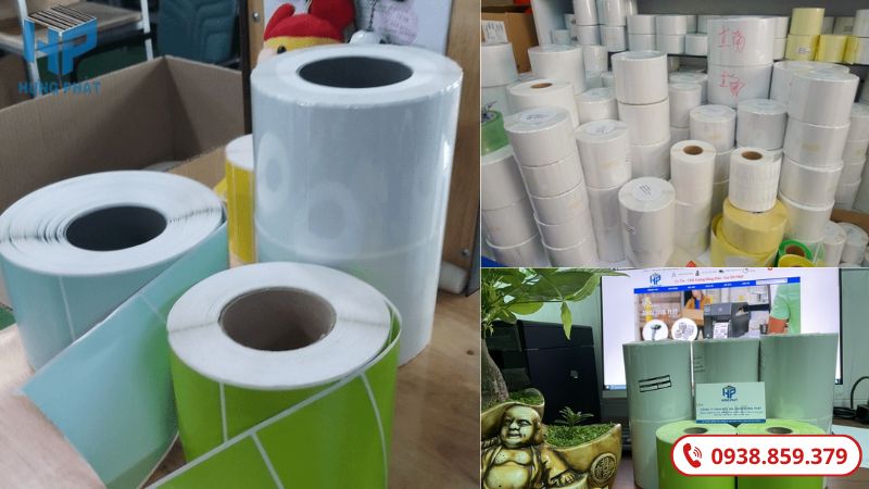 Mã Vạch Hưng Phát cung cấp giấy in tem nhãn, giấy in mã vạch số lượng ít, nhiều, nhận kích theo kích cỡ yêu cầu