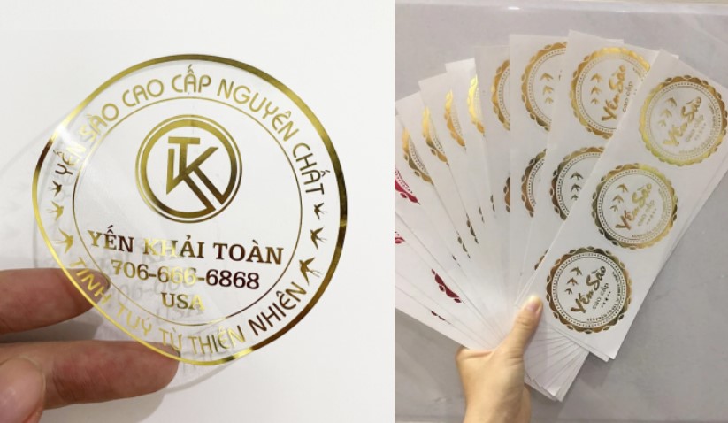 In tem ép kim, ép nhũ được ứng dụng nhiều trong đời sống