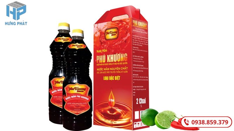 Mẫu tem nhãn nước mắm đẹp được nhiều doanh nghiệp lựa chọn