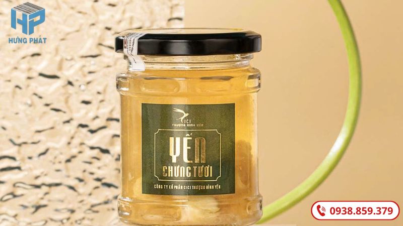 Kiểu dáng hình chữ nhật thường xuất hiện ở hộp yến, hũ yến do in ấn dễ, tính ứng dụng cao