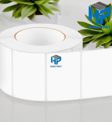Giấy in mã vạch chất liệu Giấy Decal PVC