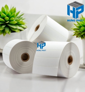 Giấy in mã vạch chất liệu Giấy Decal nhiệt