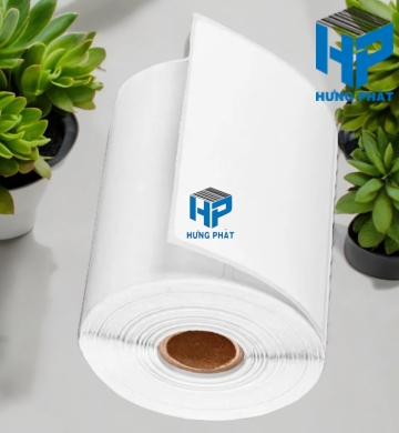 Giấy in mã vạch chất liệu Giấy Decal thường