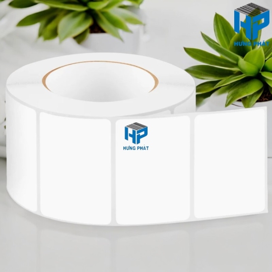 Giấy in mã vạch chất liệu Giấy Decal PVC