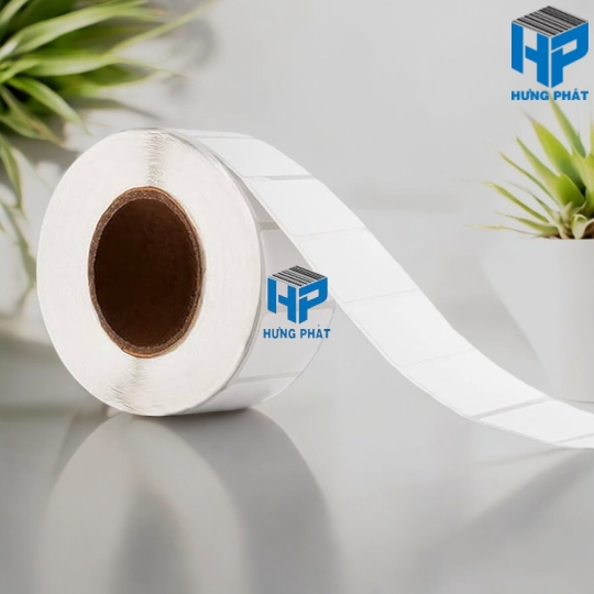 Giấy in mã vạch chất liệu Giấy Decal PVC