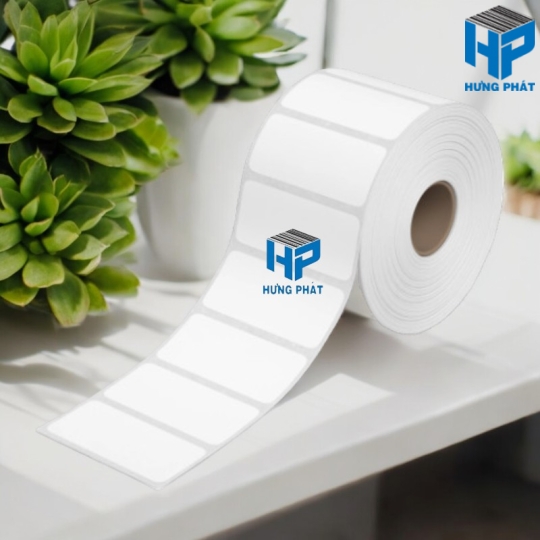 Giấy in mã vạch chất liệu Giấy Decal nhiệt