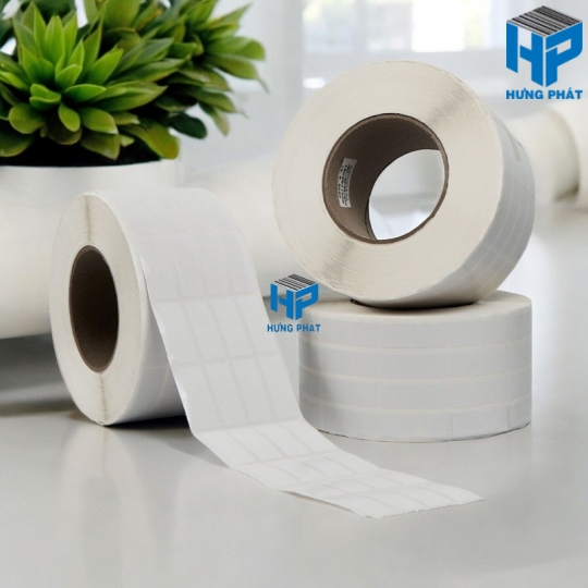 Giấy in mã vạch chất liệu Giấy Decal Fasson AW0331 (Avery)