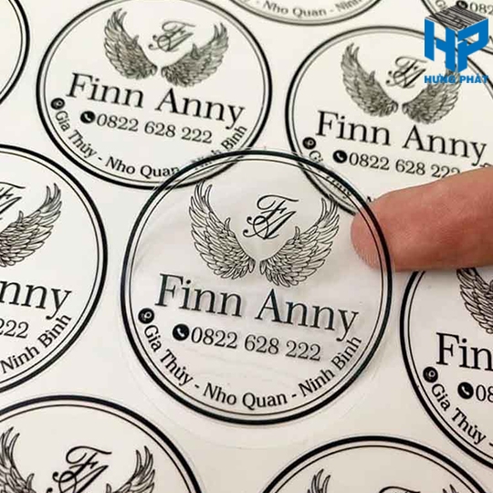 In Decal Trong Suốt
