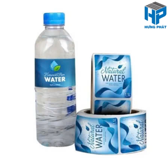 Tem nhãn in Decal nhựa PVC - Decal nhựa PP - Decal nhựa PET
