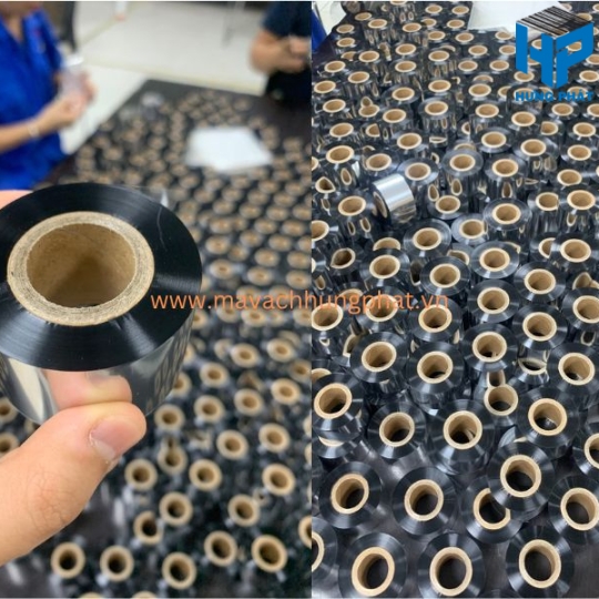 Mực in mã vạch Resin 50mm x 300m - Ruy băng in mã vạch