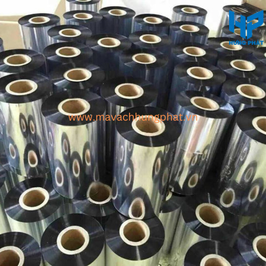 MỰC IN MÃ VẠCH WAX PREMIUM 30MM X 300M - RUY BĂNG IN MÃ VẠCH