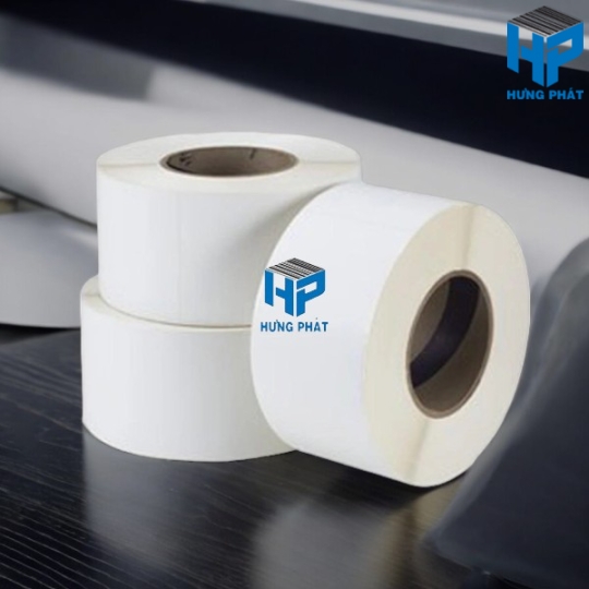 Giấy in mã vạch chất liệu Giấy Decal nhiệt