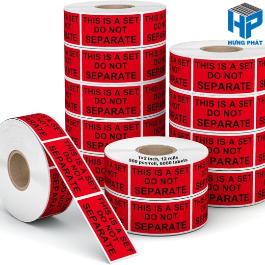 Tem nhãn cảnh báo - Tem nhãn nguy hiểm - Tem Fragile