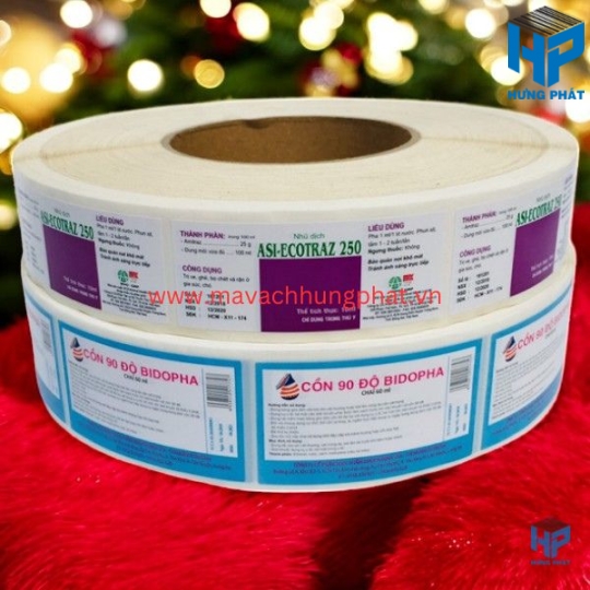 Tem nhãn ngành y tế - ngành dược phẩm - ngành thực phẩm chức năng