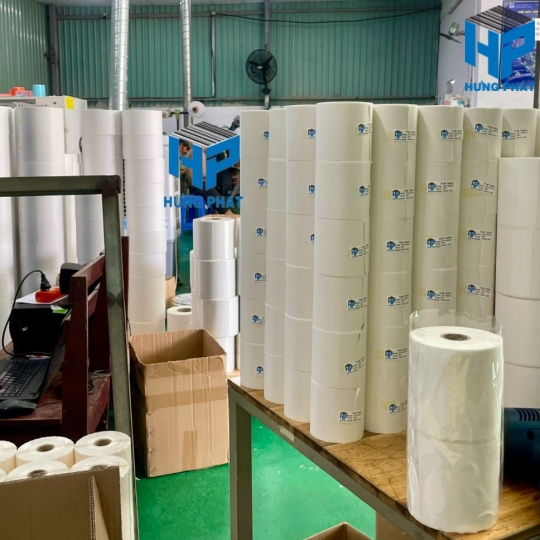 Giấy in mã vạch chất liệu giấy Decal Fasson AW0339 (Avery Denisson)