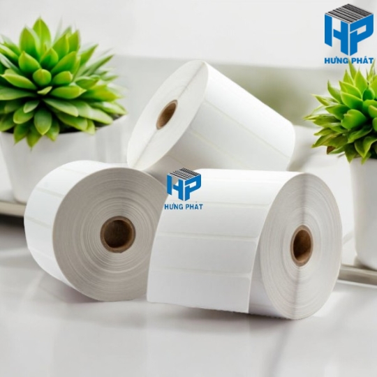 Giấy Decal in mã vạch kích thước 100mm x 150mm