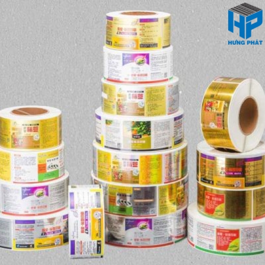 Tem nhãn in Decal nhựa PVC - Decal nhựa PP - Decal nhựa PET