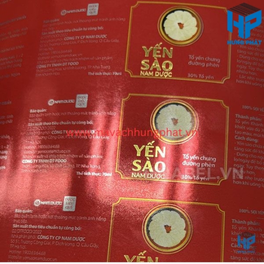 TEM NHÃN NGÀNH YẾN