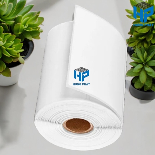 Giấy Decal in mã vạch kích thước 100mm x 100mm